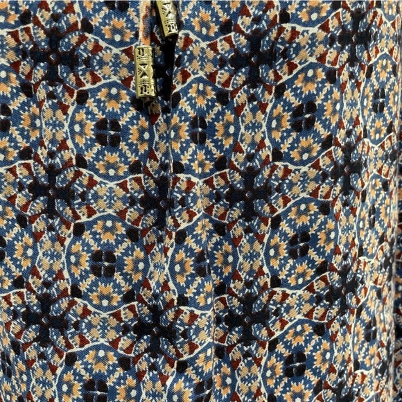 Japna purple multi-patterned 3/4 sleeve top / XS /Excellent condition - Picture 10 of 12